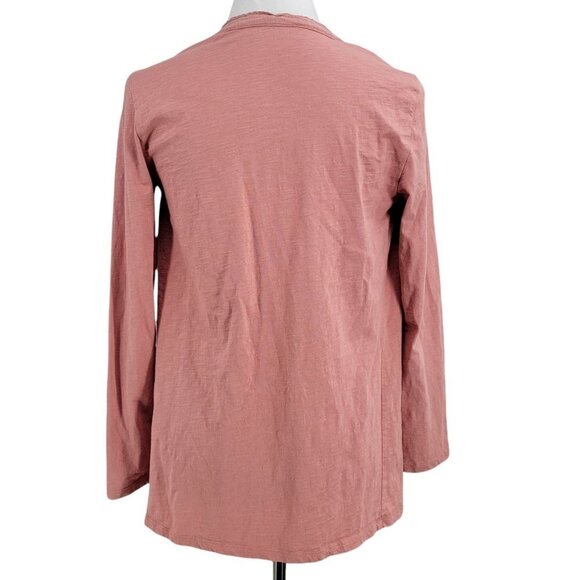 Garnet Hill Womens XS‎ Silk Organic Cotton Open Lightweight Cardigan - Picture 3 of 3